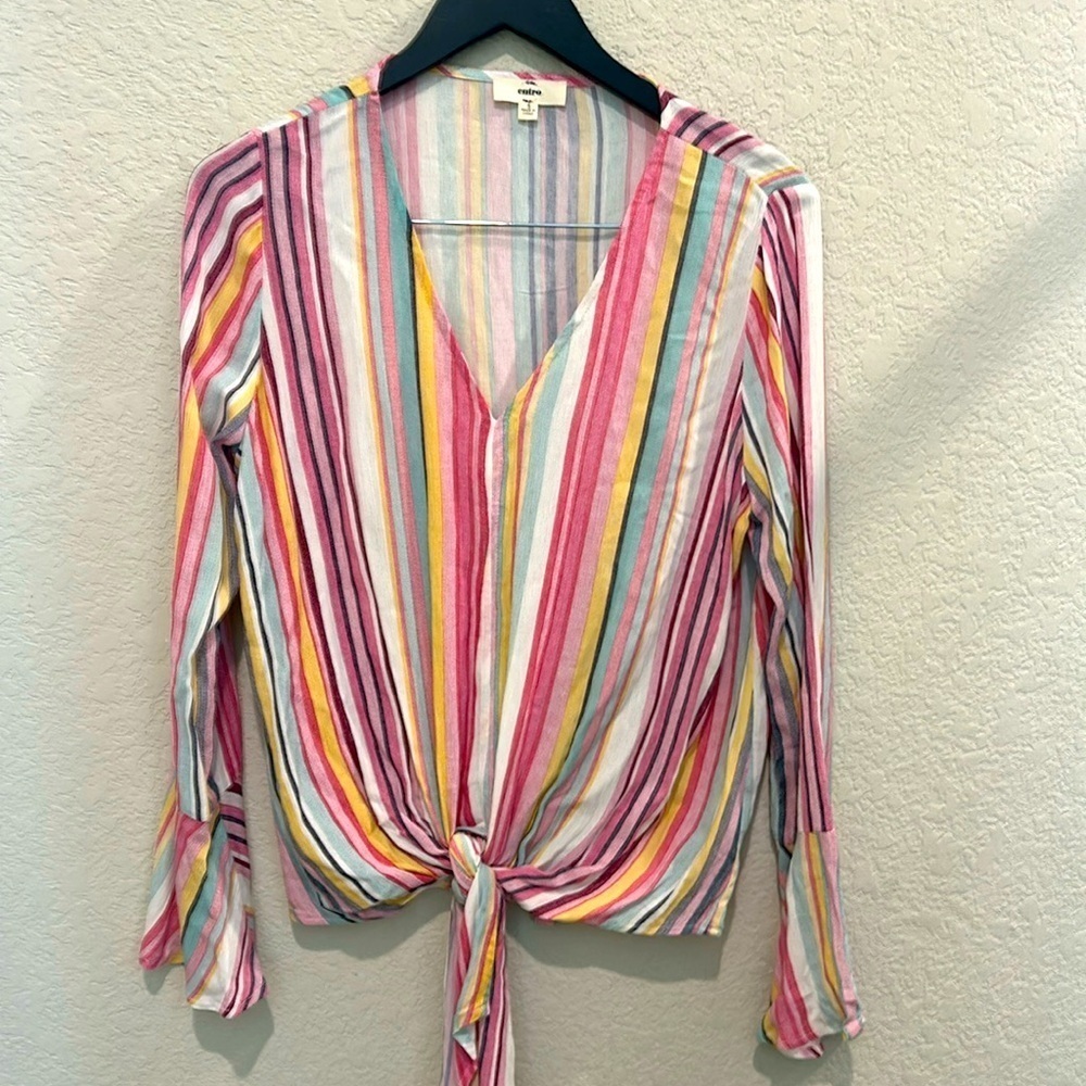 Etro multicolored blouse size s